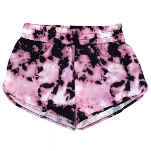 PINK LAVA RUNNING SHORTS